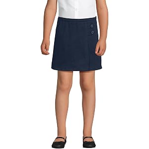 Lands' End Girls Ponte A Line Skort Above the Knee