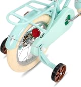 STITCH MANCHI 12 Inch Kids Bike with Basket Stabiliser Mint Green view 5