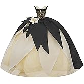 XYAYE Princess Quinceanera Dresses 3D Flower Beaded Sweet 16 Dresses Puffy Layered Strapless Vestidos de Quinceañeras