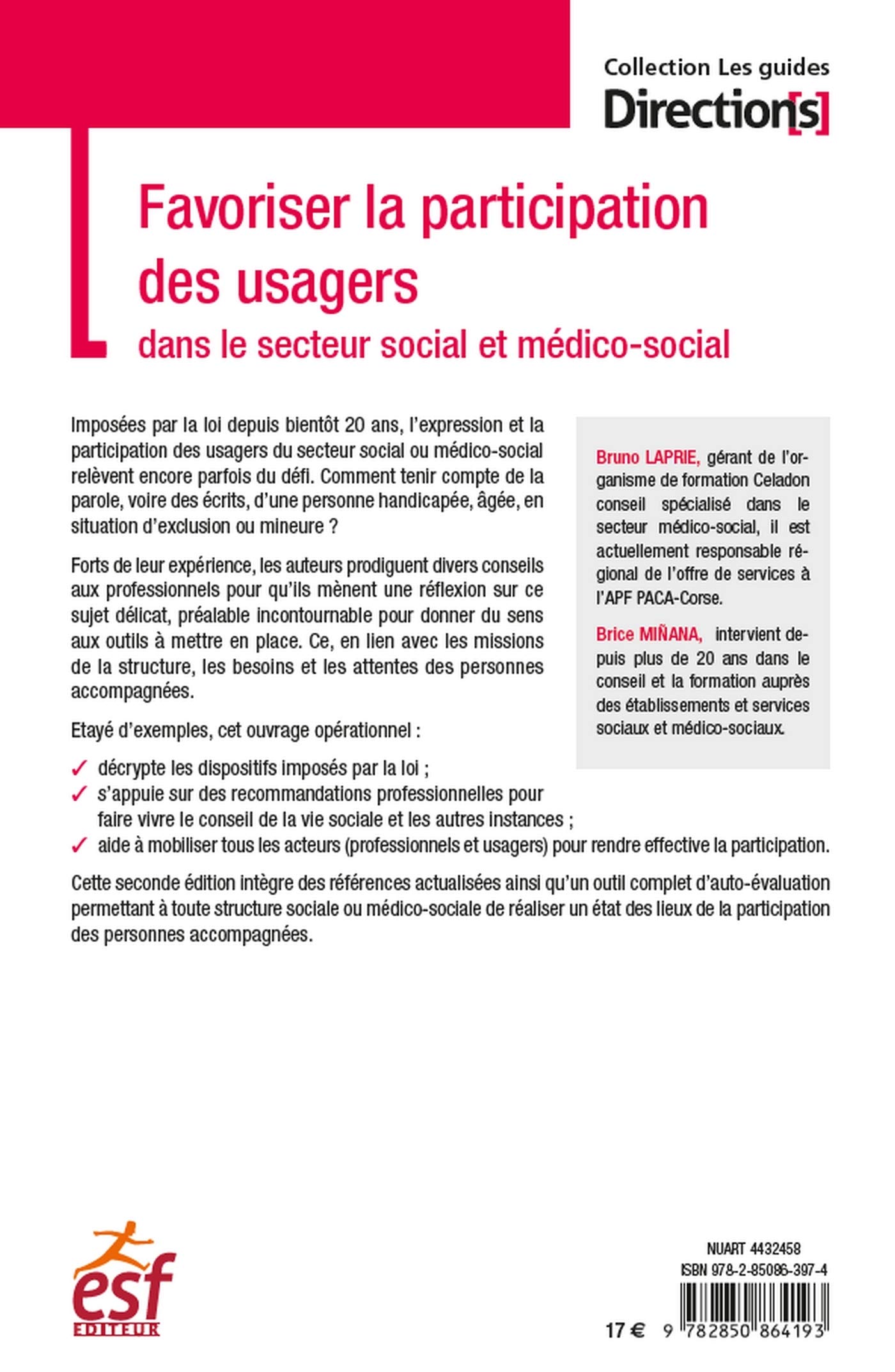 Amazon Fr Favoriser La Participation Des Usagers Dans Le Secteur Social Et Medico Social Laprie Bruno Minana Brice Livres