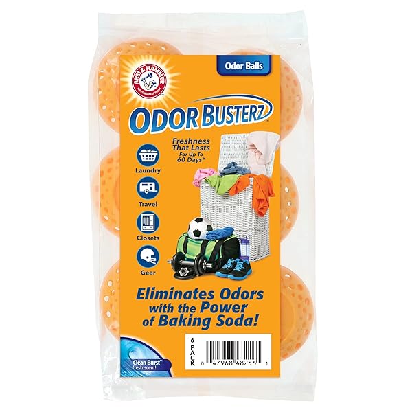 ARM & HAMMER ODORBUSTERZ® ODOR ELIMINATOR BALLS, CLEAN...
