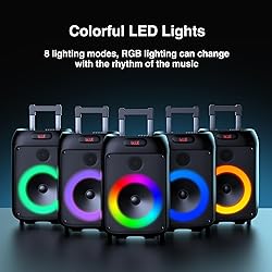 Portable Karaoke Machine with 2 Wireless