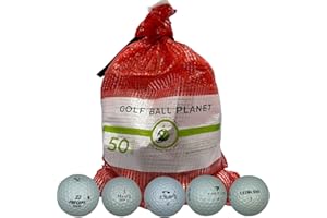 Golf Ball Planet 50 Ball Mesh Bag Hit Away Practice Used Golf Balls
