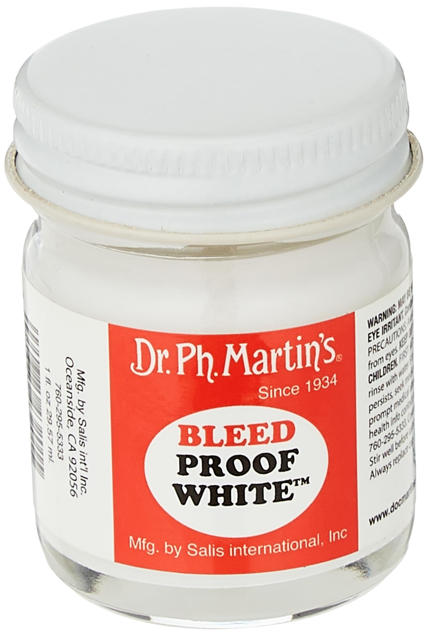 Dr. Ph. Martin's Bleedproof White Fine Art Paint, 1 Ounce (Pack of 1)