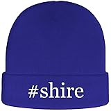#Shire - Soft Hashtag Adult Beanie Cap, Blue