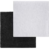 12202 Carbon and Coarse Pad Replacement Filter, 12"x 12" for Pondmaster | For Pondmaster 1000/2000 Series Filters Filtration Pads 2 Pack