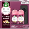 Air Wick Automatic Spray Starter Kit (Gadget + 2 Refills), Summer Delights, Essential Oils, Air Freshener, Odor Neutralization