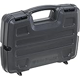 Plano Gun Guard SE Series Single Scoped Pistol Case with Padlock Tabs and Protective Foam Padding, Black, Hard Pistol Case with Steel Hinge Pins