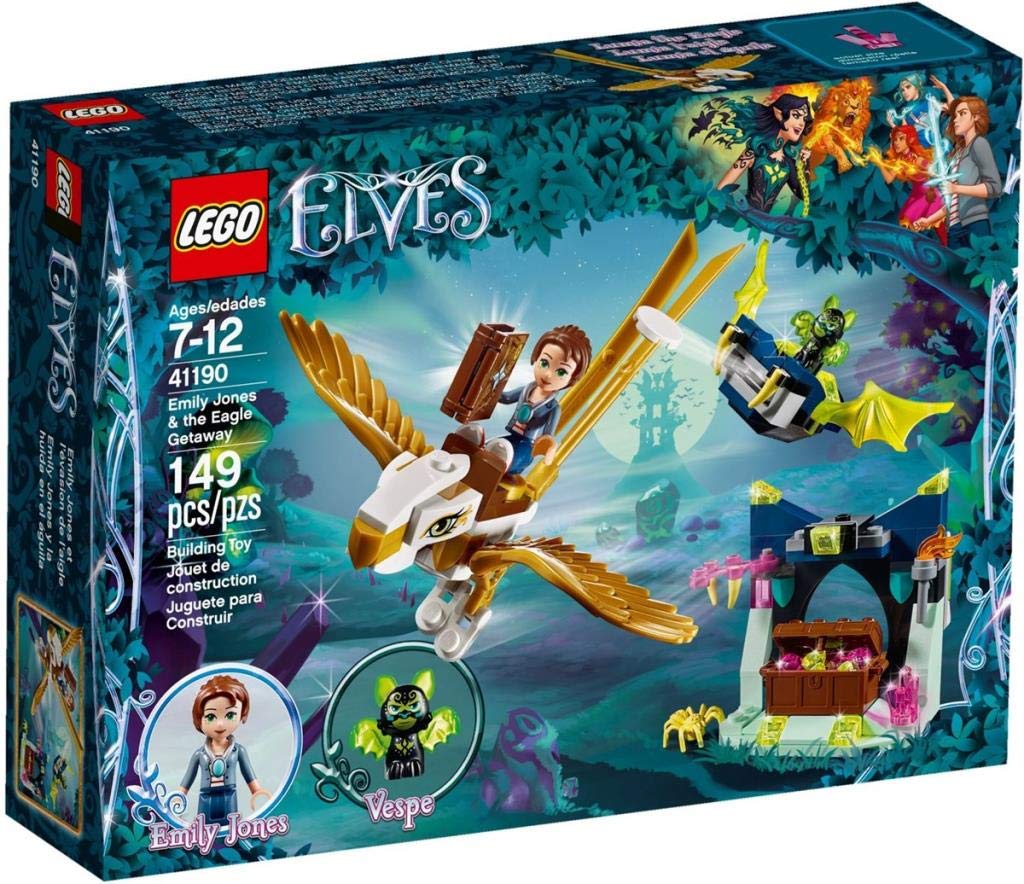 Lego Elves Emily Jones and Escape On The Eagle 41190 Imaginary Play