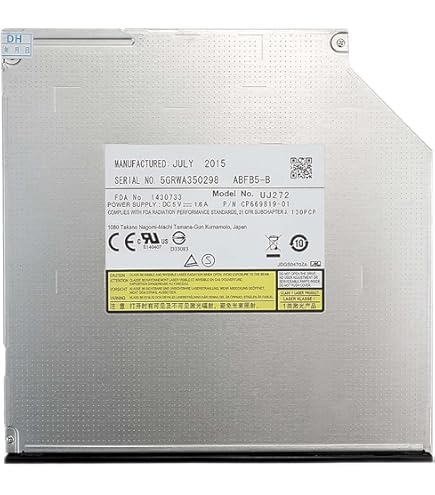 Amazon.com: UJ267 UJ-267 9.5mm SATA Slot-in 6X 3D Blu-ray
