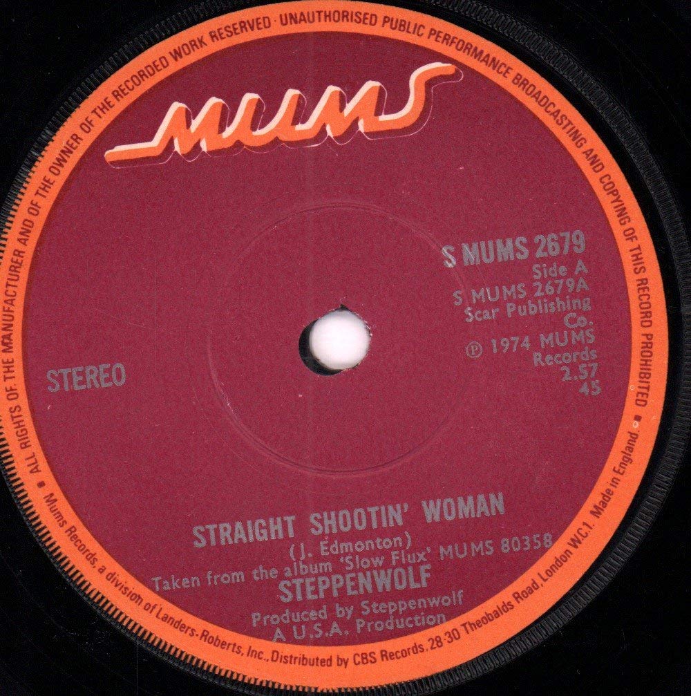 Steppenwolf Straight Shootin Woman Justice Don T Be Slow Vg 45 Rpm Amazon Com Music