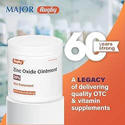 Rugby Zinc Oxide Ointment Skin Protectant