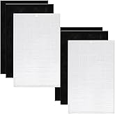 Prestivair AP-1216-FP Replacement Filter Set Compatible with COWAY AP-1216L Tower Mighty Air Purifier, HEPA(2) and Carbon(4)