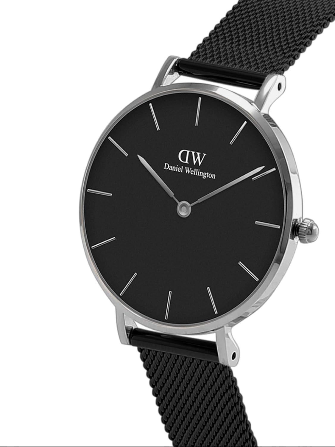 Daniel Wellington Petite Ashfield Ladies Silver Watch DW00100202, Black, 32mm - Image 3