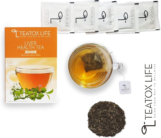 Natural Liver Detox Cleanse Tea | Herbal Blend to Eliminate toxins from