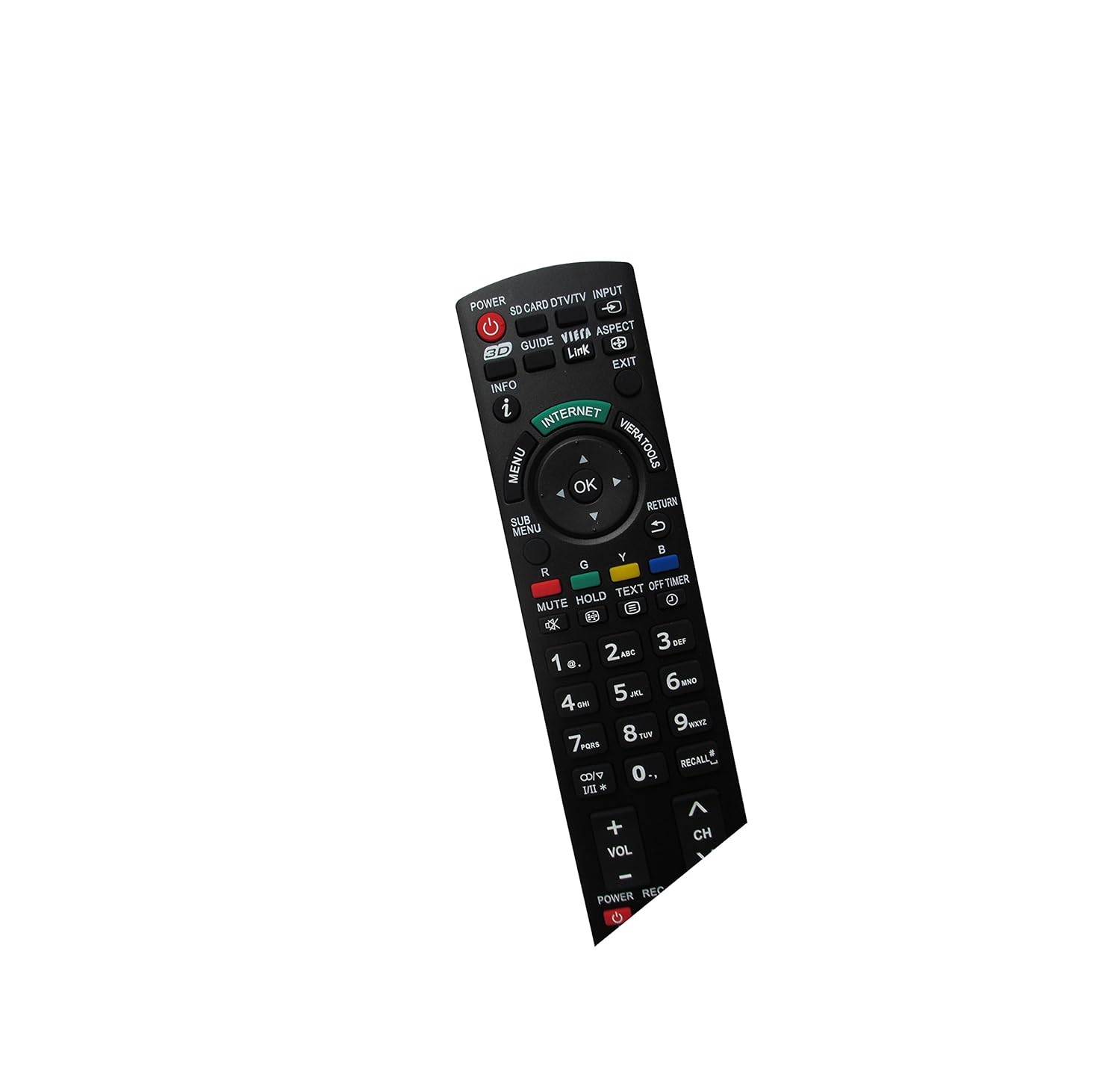 Amazon.com: Universal Remote Replacement Control Fit For Panasonic  TH-50PX80 TC-32LX85U TH-42PX80 TH-42PX80 TC-26LX85N TH-56PX75U TC-32LX85  TH-50PX75U ...