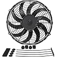Derale 16112 12" Diameter H.O. Extreme Electric Fan, Black