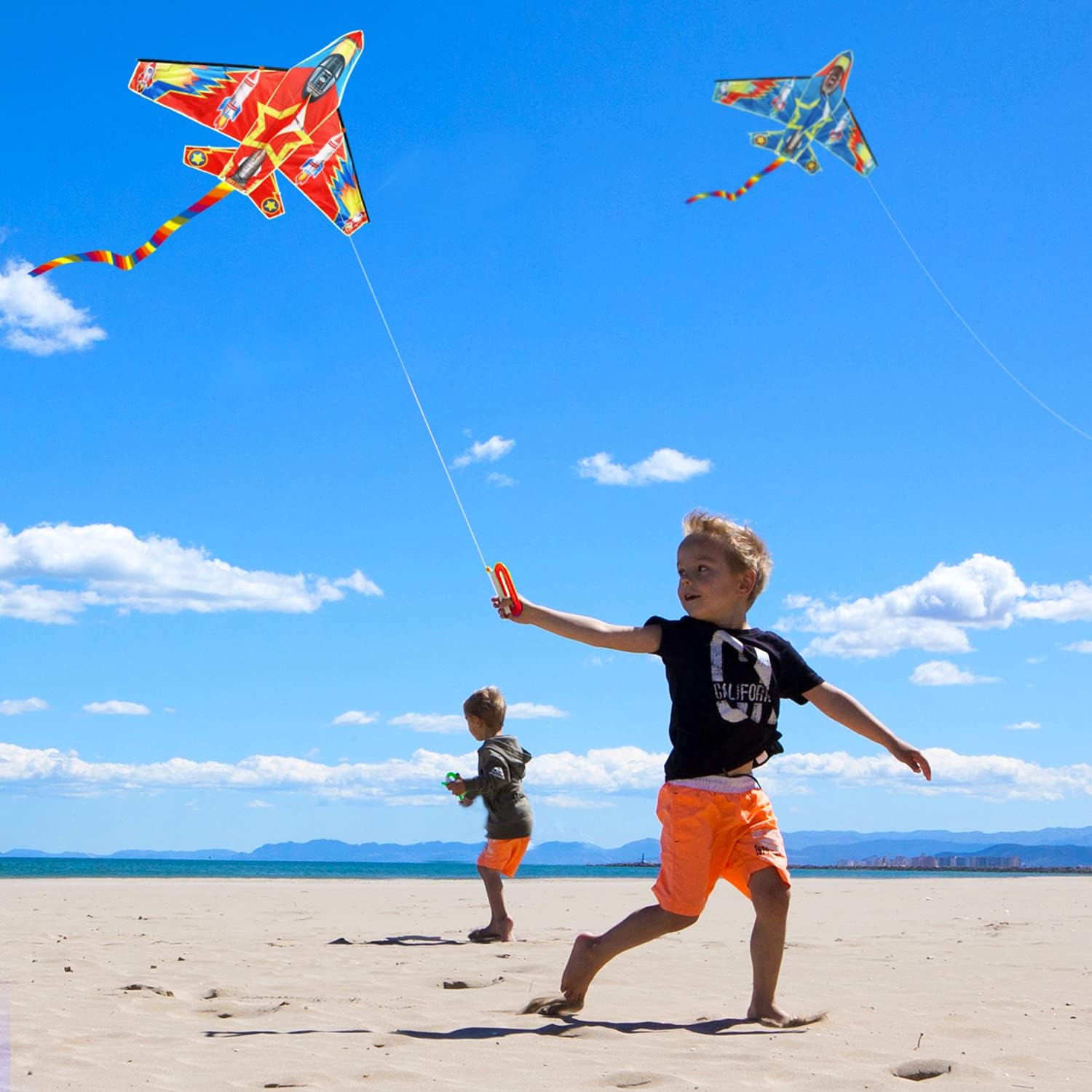 Plane Kites for Kids Easy to Fly 2 Pack Kids Kites Outdoor Games