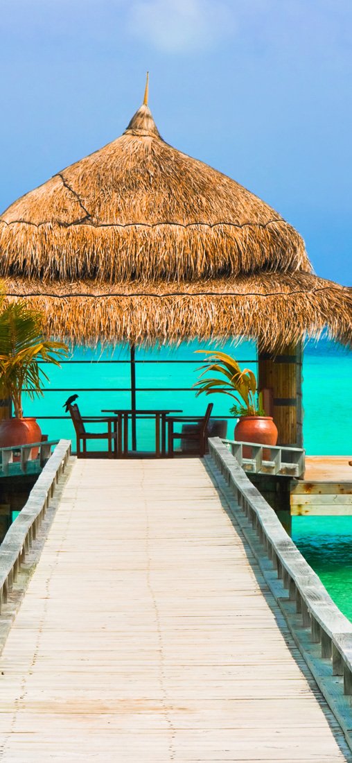 PeelitStickit, Paradise Vacations Wall Murals, ID-005, vinyl