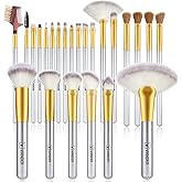 VANDER Makeup Brushes, 24pcs Premium Synthetic Makeup Brush Set for Foundation, Professional Eyeshadow, Eyeliner, Concealer M