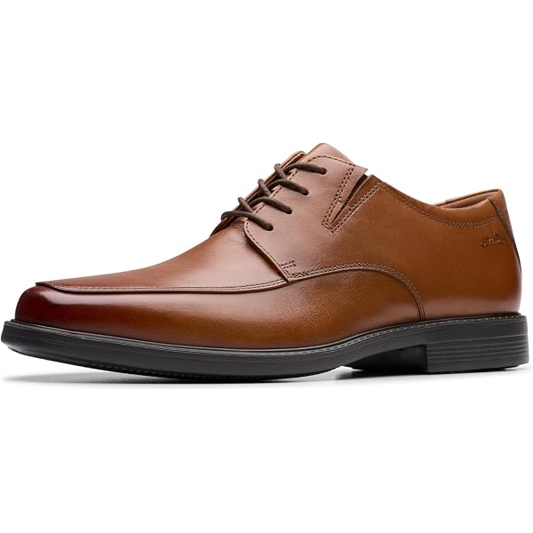 NIB Clarks Men\'s Gravelle Low Oxford Shoes Tan Leather Men\'s Size 10.5 Amazon.com | Clarks Men main image 3