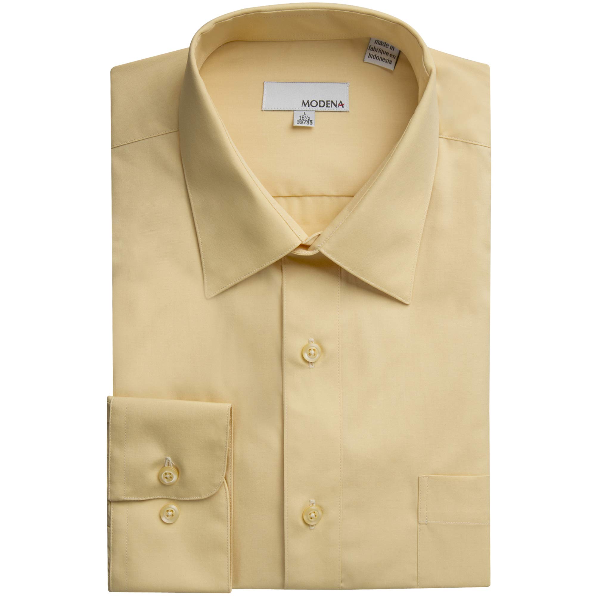 Modena Men's CLOR Regular Fit Long Sleeve Dress