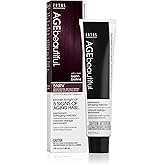 AGE beautiful Permanent Hair Color Dye Liqui-Creme | Neutral Warm Beige & Red Violet Shades | 100% Gray Coverage | Anti-Aging Haircolor | Biotin for Thicker, Fuller Hair | Professional Salon Coloring