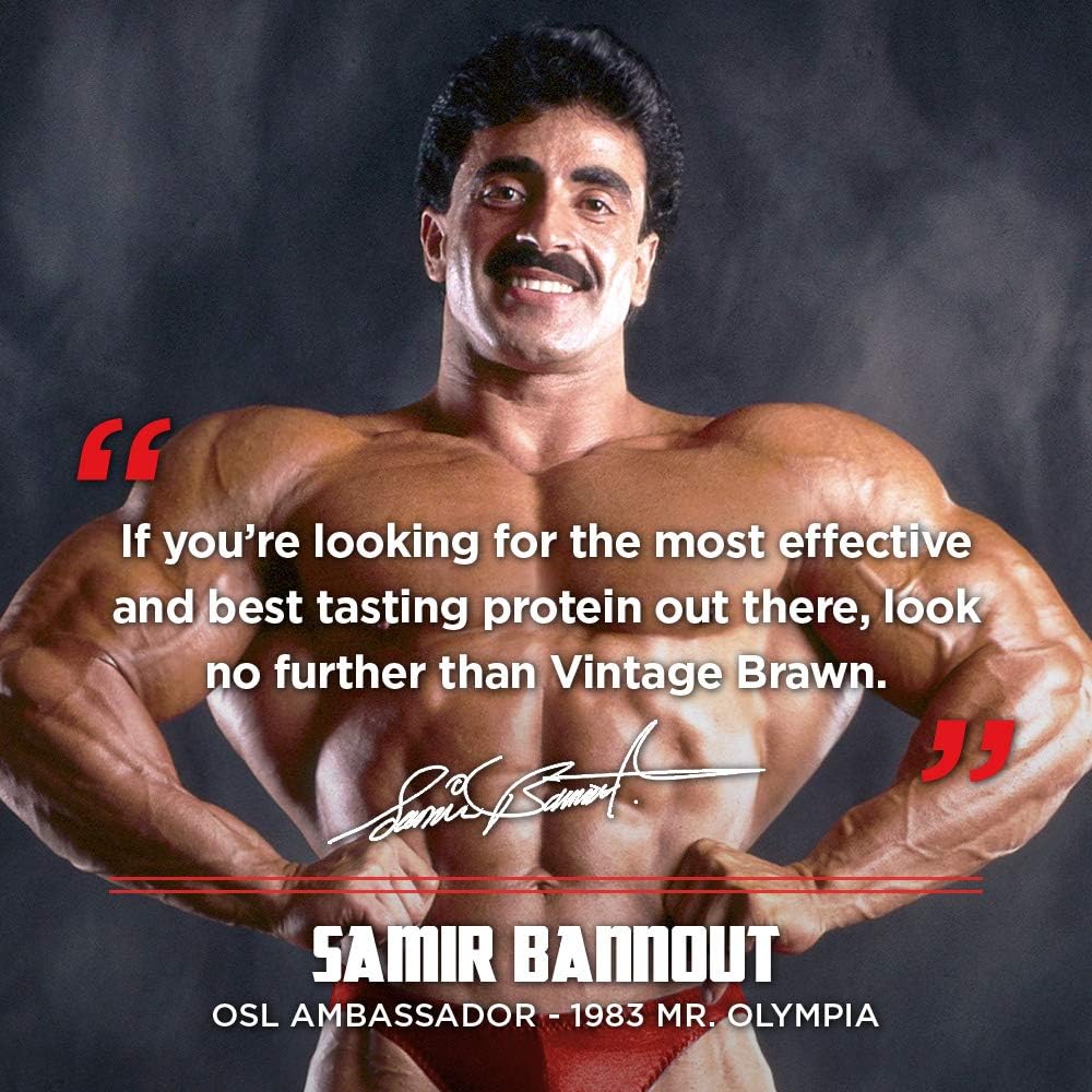 Vintage Brawn Protein - Muscle-Building Protein Powder - The First Triple Isolate of Premium Egg, Milk (Whey and Casein), and Beef Protein - Vanilla Milkshake with Zero Sugars and No Artificials: Health & Personal Care