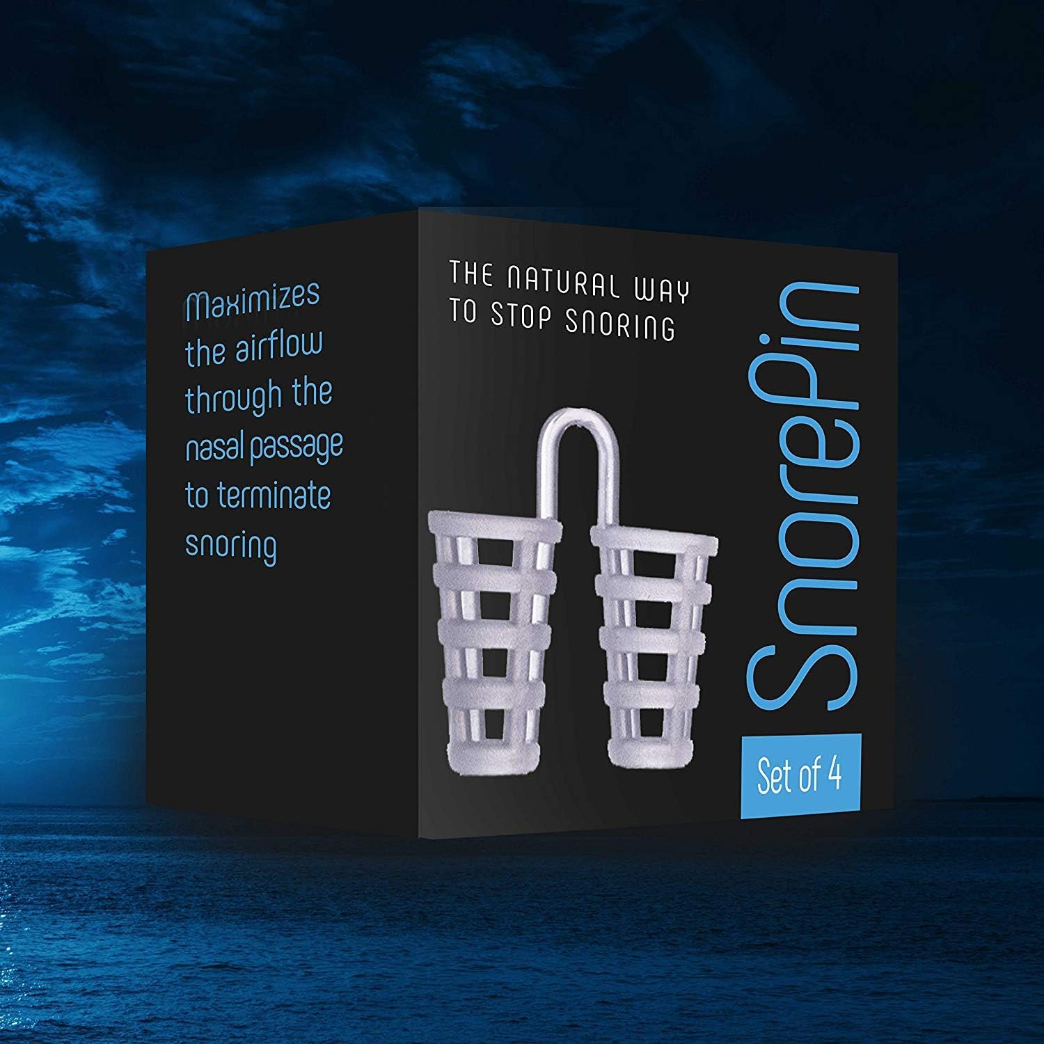 Anti Snoring Nose Vents - Best Sleep Solution for Instant Relief Snore Stopper Sleeping Aid to Ease Breathing Men and Woman by SnorePin (4 Sizes): Health & Personal Care