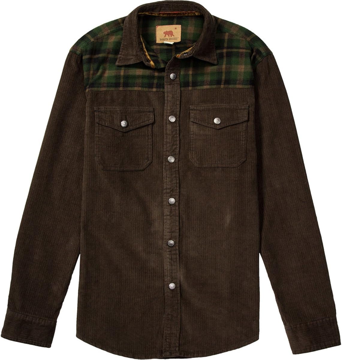 Dakota Grizzly Men's Holden Shirt Jacket, Twig, Large at Amazon Menâs Clothing store: Button 