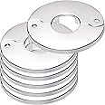 Floor and Ceiling Plate Split Flange, Fits 1-1/4 Inch IPS Galvanized Pipe or 1-1/2 Inch Copper Pipe, Chrome Finish (Pack of 6)
