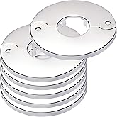 Floor and Ceiling Plate Split Flange, Fits 1 Inch IPS Galvanized Pipe or 1-1/4 Inch Copper Pipe, Chrome Finish (Pack of 6)
