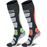 Ski Socks Merino Wool Thermal Knee High Winter Snowboard Sport Socks Men Women, Hunting