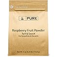 Pure Original Ingredients Raspberry Fruit Powder (4oz) Gluten-Free, Great in Smoothies & Desserts
