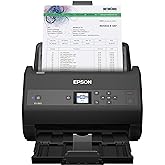 Epson Workforce ES-865 High Speed Color Duplex Document Scanner | TWAIN Driver 65 PPM Desktop Scanner with 100-Page Automatic Feeder for Business Office Computer