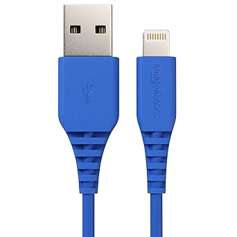 AmazonBasics Lightning auf USB A Kabel, Apple MFi Zertifiziert - Blau, 1,8 m, 1er Pack