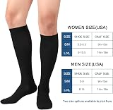 DRESHOW Compression Socks for Men Women Multicolor Athletic Running Flight view 3