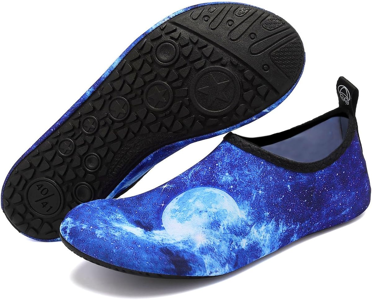  | VIFUUR Water Sports Shoes Barefoot Quick-Dry Aqua Yoga Socks Slip-on for Men Women | Water Shoes