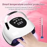 LKE UV LED Nail Lamp for Gel Polish Curing Dryer 36W Fast Drying view 6