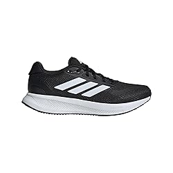 adidas Men's Run Falcon 5, Black/White/Black, 9.5