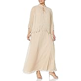 J Kara Women's Plus-Size Beaded Jacket Dress Plus