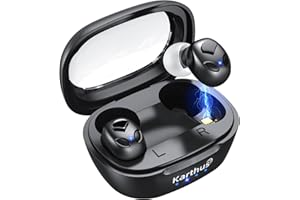 Karthus Rechargeable Hearing Aids for Seniors, OTC Hearing Aids with Hearing Loss, Clear Sound & Noise Reduction,80Hrs Long-Lasting Battery, Comfort & Invisible Design for Adults & Elderly, Black