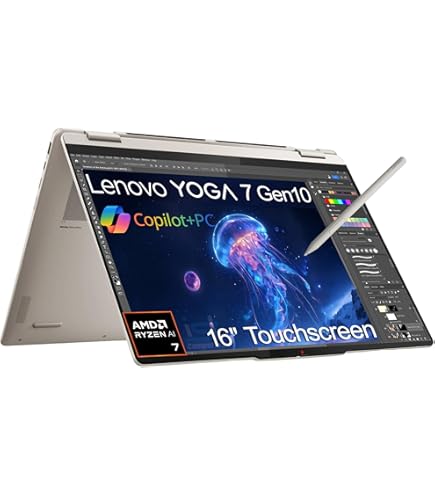 Amazon.com: Lenovo Yoga 7 2-in-1 AI Laptop, 16