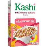 Kashi Breakfast Cereal, Whole Grain, Vegan, Strawberry Banana Smoothie Loops, 12.7oz Box (1 Box)