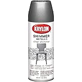 Krylon Shimmer Metallic Spray Paint Silver Shimmer, 11.5-Ounce