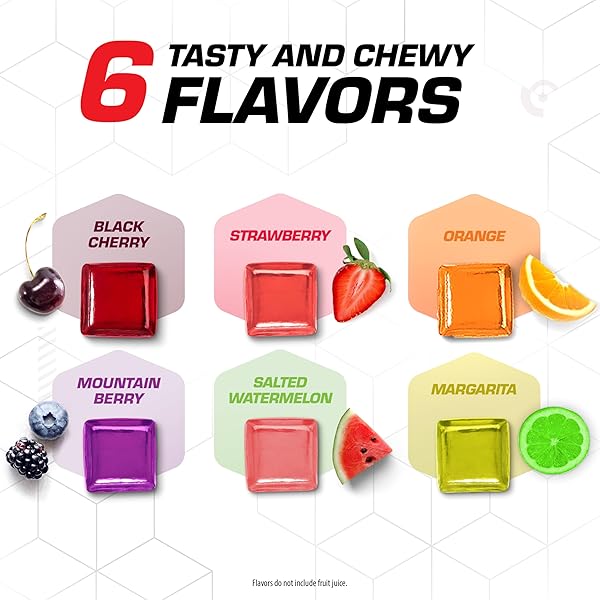 CLIF BLOKS – ENERGY CHEWS – VARIETY PACK – NON-GMO – PLANT BASED – FAST FUEL FOR CYCLING AND RUNNING – QUICK CARBOHYDRATES AND ELECTROLYTES – 2.12 OZ. PACKETS (12 COUNT)