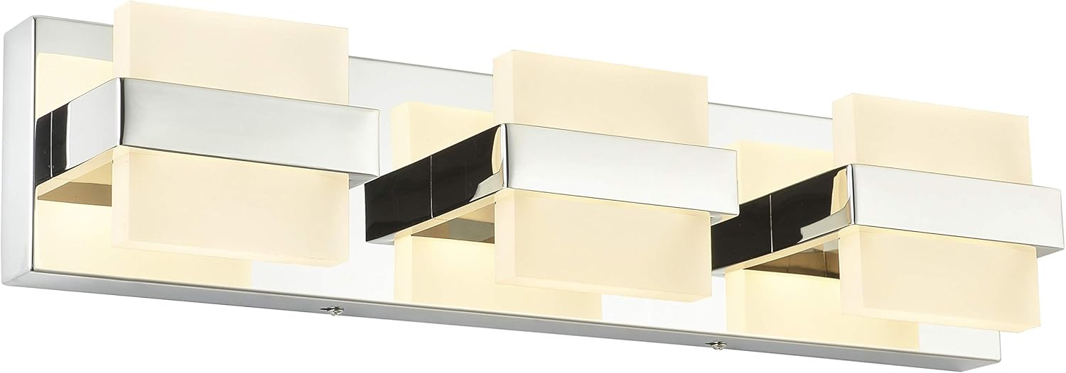 Solfart Modern 3 Lights Warm Light 3000k Led Vanity Lights For Bathroom Wall Light Fixture Amazon Com