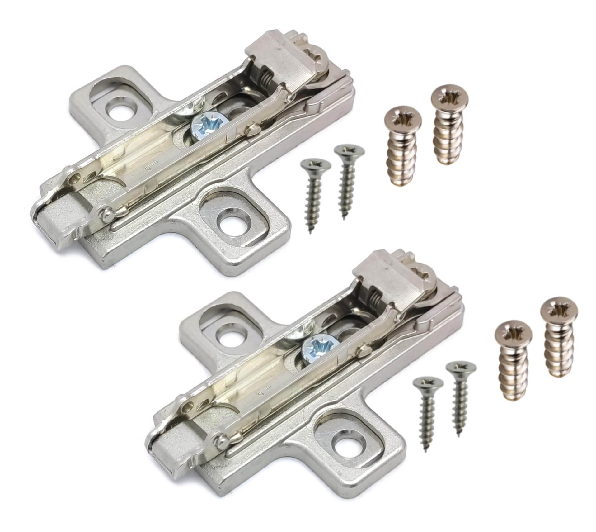 GAMOBIFER SALICE Base for Hinges with Quick Release and Coupling (Cross, H02, Metallic, 2 count, H02) — image 1