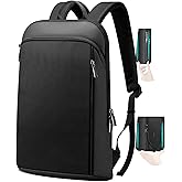 ZINZ Slim and Expandable 15 15.6 16 Inch Laptop Backpack Anti Theft Business Travel Notebook Bag with USB, Multipurpose Large Capacity Daypack for Men & Women,DB01K02