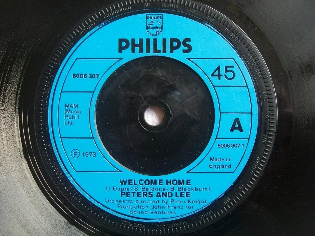 Peters and Lee PETERS AND LEE Home 7" vinyl Music